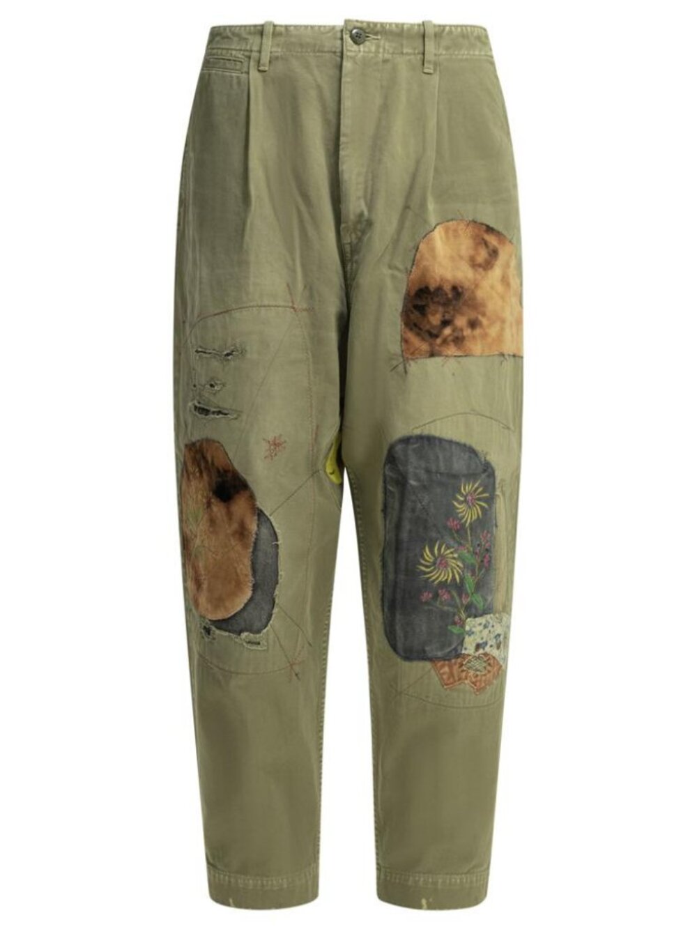 Kapital Katsuragi Gypsy Patch Remake Casual Pants Tag Size 3 Men